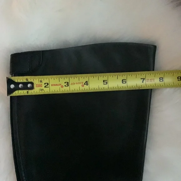 Franco Sarto Black Leather Boot size 9 EUC - Picture 11 of 12